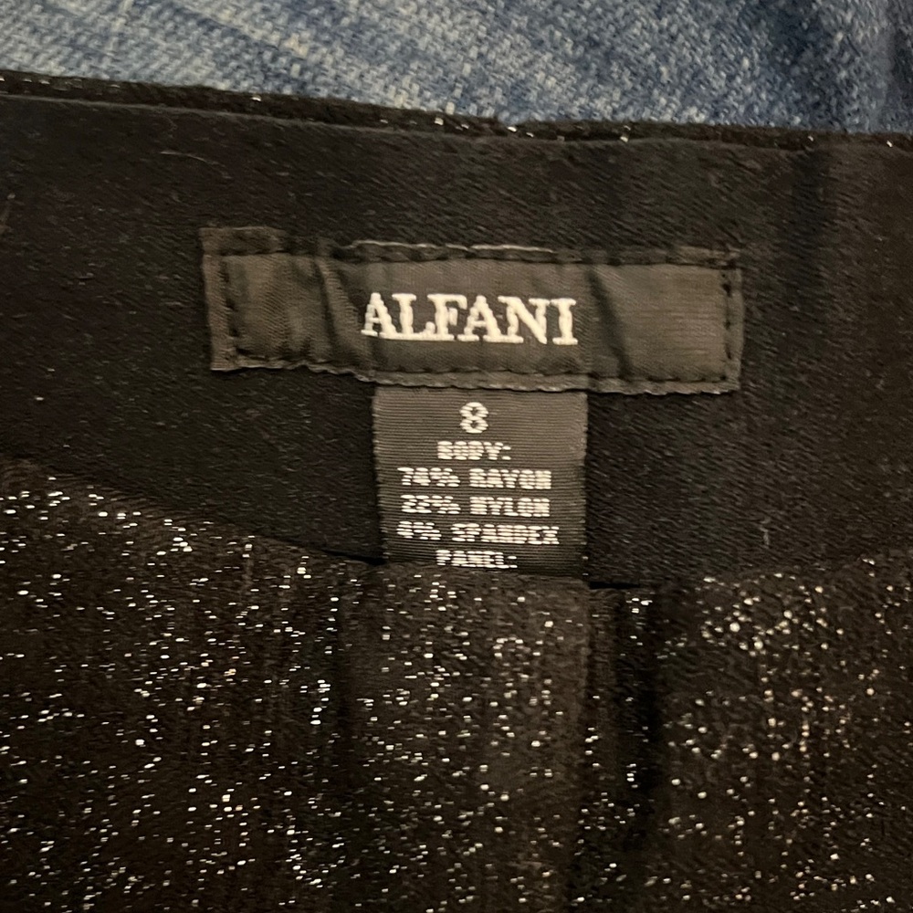 Alfani Glittering Black Skirt